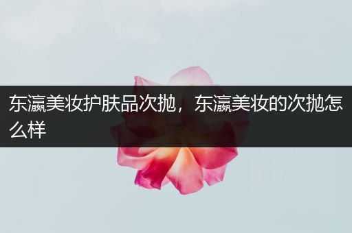 东瀛美妆护肤品次抛，东瀛美妆的次抛怎么样