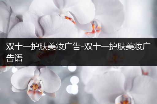 双十一护肤美妆广告-双十一护肤美妆广告语